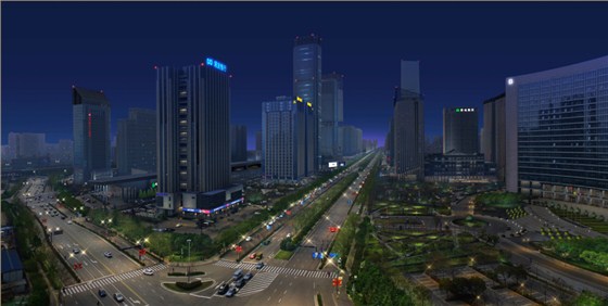 錦業路與唐延南路交匯口