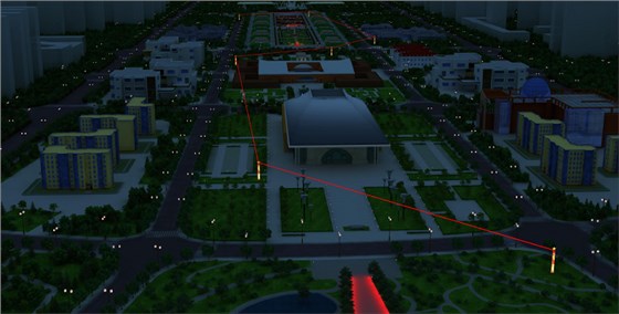 延安中軸線夜景規(guī)劃設(shè)計(jì)