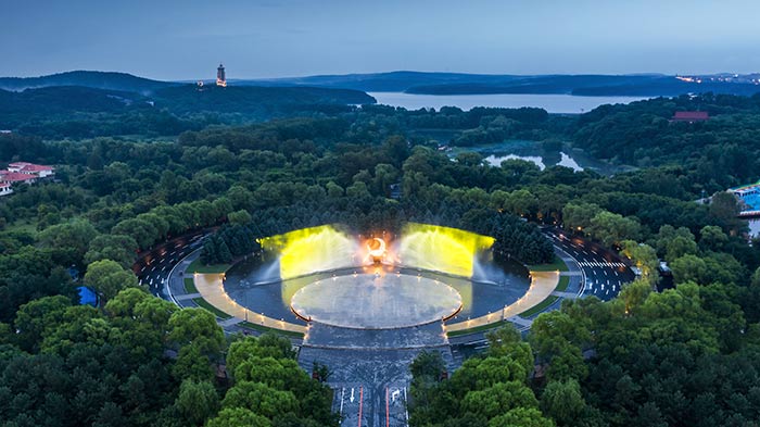 長春凈月潭燈光秀，第二彈！