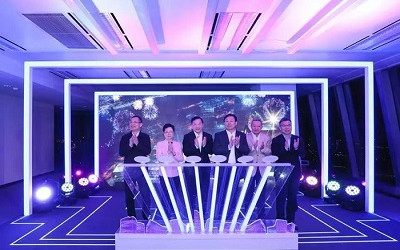 國(guó)際傳媒港燈光首秀活動(dòng)盛況