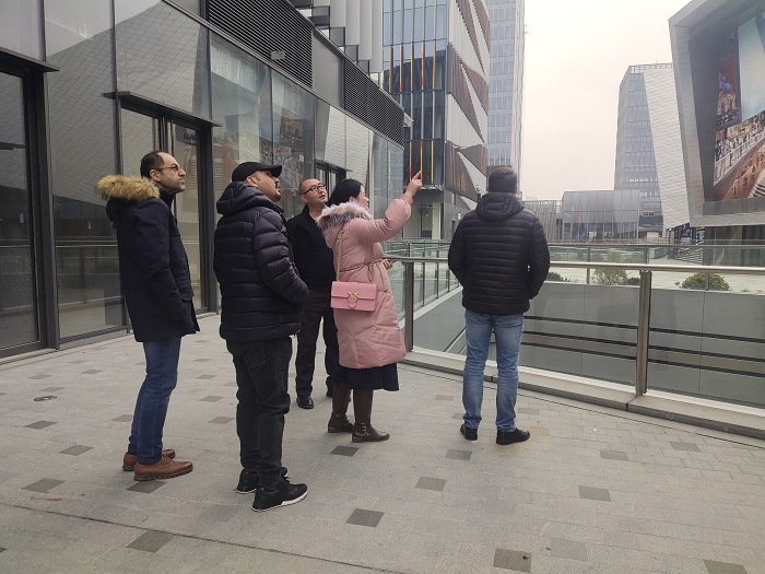 外賓來訪上海項(xiàng)目部