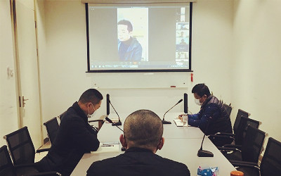 在崗在線-信達(dá)電通召開智控系統(tǒng)研發(fā)工作釘釘視頻會議