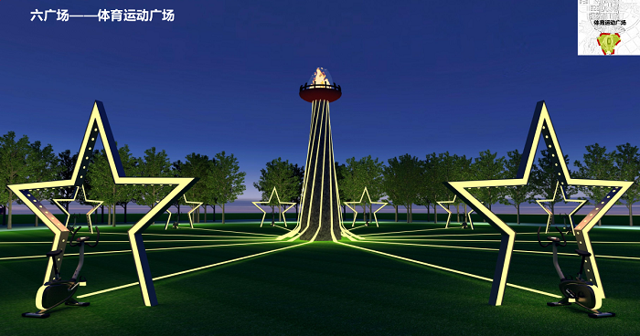 延安中軸線夜景規(guī)劃設(shè)計